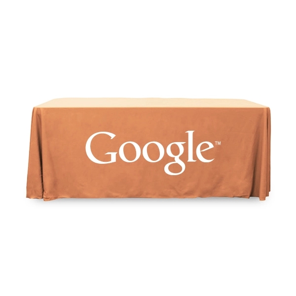 6 ft.Throw PolyPoplin™ Table Cover (One Color Logo) - 6 ft.Throw PolyPoplin™ Table Cover (One Color Logo) - Image 10 of 43