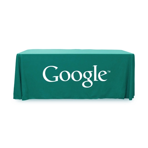 6 ft.Throw PolyPoplin™ Table Cover (One Color Logo) - 6 ft.Throw PolyPoplin™ Table Cover (One Color Logo) - Image 13 of 43