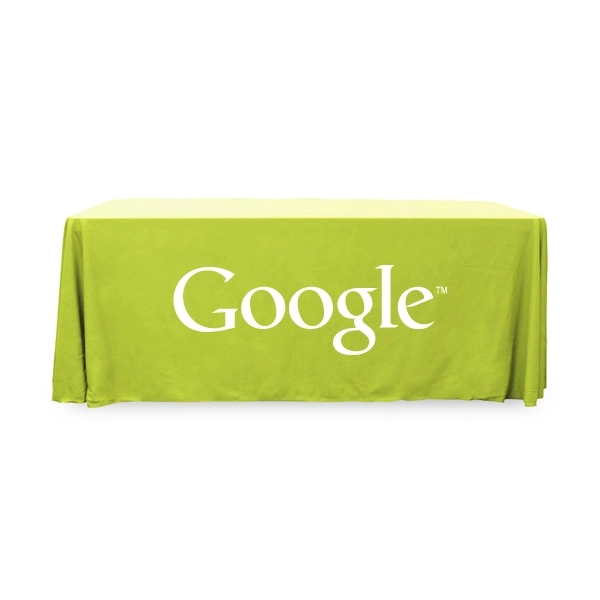 6 ft.Throw PolyPoplin™ Table Cover (One Color Logo) - 6 ft.Throw PolyPoplin™ Table Cover (One Color Logo) - Image 20 of 43