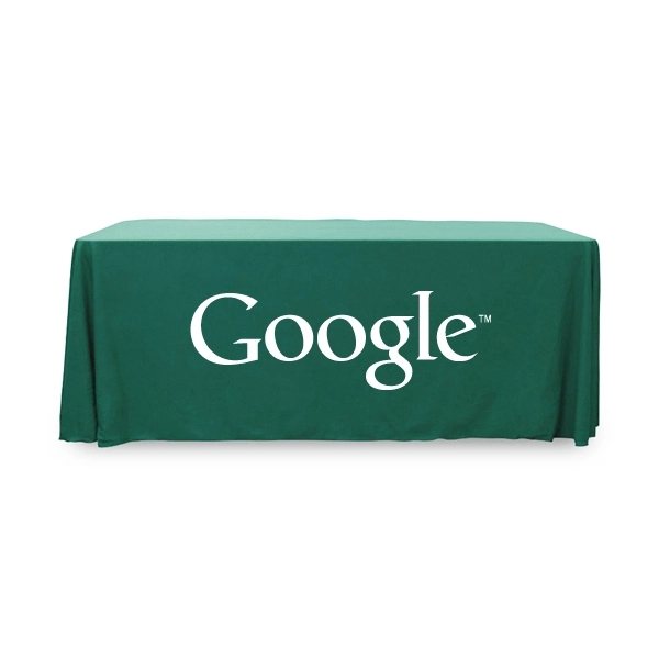 6 ft.Throw PolyPoplin™ Table Cover (One Color Logo) - 6 ft.Throw PolyPoplin™ Table Cover (One Color Logo) - Image 24 of 43