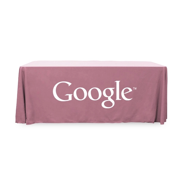 6 ft.Throw PolyPoplin™ Table Cover (One Color Logo) - 6 ft.Throw PolyPoplin™ Table Cover (One Color Logo) - Image 26 of 43