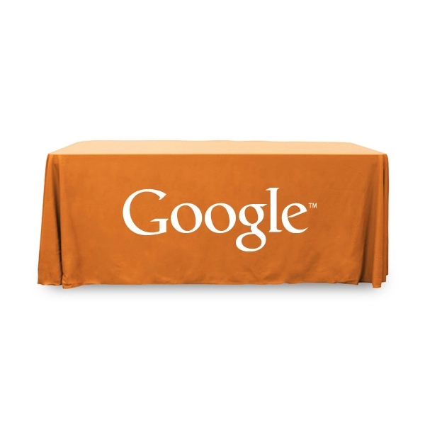 6 ft.Throw PolyPoplin™ Table Cover (One Color Logo) - 6 ft.Throw PolyPoplin™ Table Cover (One Color Logo) - Image 29 of 43