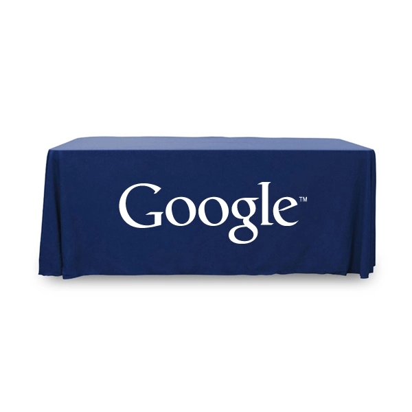 6 ft.Throw PolyPoplin™ Table Cover (One Color Logo) - 6 ft.Throw PolyPoplin™ Table Cover (One Color Logo) - Image 31 of 43