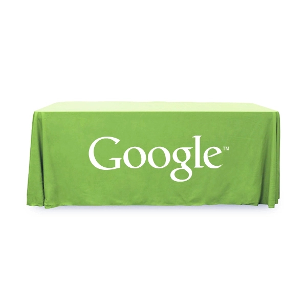 6 ft.Throw PolyPoplin™ Table Cover (One Color Logo) - 6 ft.Throw PolyPoplin™ Table Cover (One Color Logo) - Image 32 of 43