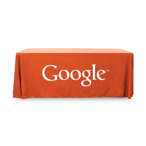 6 ft.Throw PolyPoplin™ Table Cover (One Color Logo) - 6 ft.Throw PolyPoplin™ Table Cover (One Color Logo) - Image 35 of 43