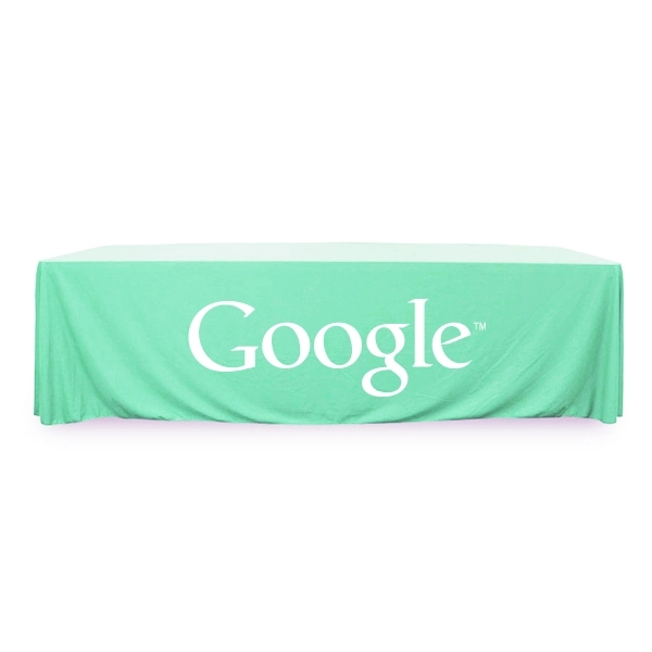 8 ft.Throw PolyPoplin™ Table Cover (One Color Logo) - 8 ft.Throw PolyPoplin™ Table Cover (One Color Logo) - Image 2 of 43