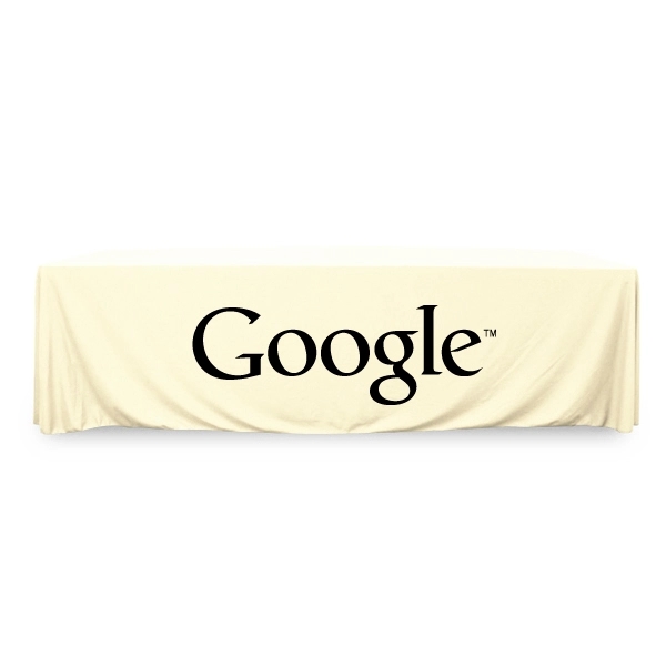 8 ft.Throw PolyPoplin™ Table Cover (One Color Logo) - 8 ft.Throw PolyPoplin™ Table Cover (One Color Logo) - Image 4 of 43