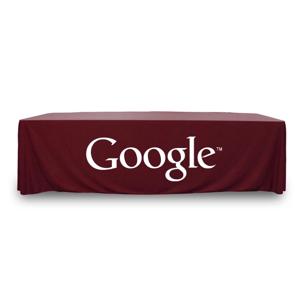 8 ft.Throw PolyPoplin™ Table Cover (One Color Logo) - 8 ft.Throw PolyPoplin™ Table Cover (One Color Logo) - Image 5 of 43