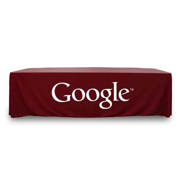8 ft.Throw PolyPoplin™ Table Cover (One Color Logo) - 8 ft.Throw PolyPoplin™ Table Cover (One Color Logo) - Image 6 of 43