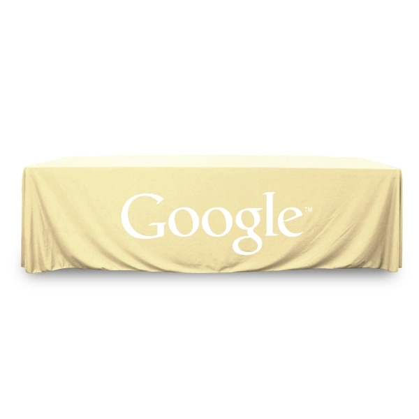 8 ft.Throw PolyPoplin™ Table Cover (One Color Logo) - 8 ft.Throw PolyPoplin™ Table Cover (One Color Logo) - Image 7 of 43