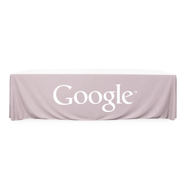 8 ft.Throw PolyPoplin™ Table Cover (One Color Logo) - 8 ft.Throw PolyPoplin™ Table Cover (One Color Logo) - Image 8 of 43