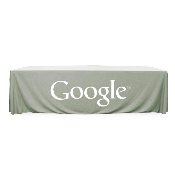 8 ft.Throw PolyPoplin™ Table Cover (One Color Logo) - 8 ft.Throw PolyPoplin™ Table Cover (One Color Logo) - Image 9 of 43