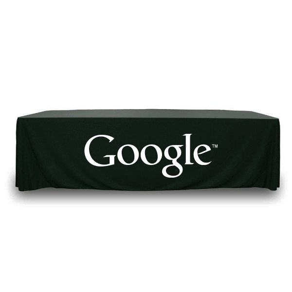8 ft.Throw PolyPoplin™ Table Cover (One Color Logo) - 8 ft.Throw PolyPoplin™ Table Cover (One Color Logo) - Image 13 of 43