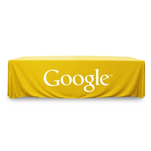 8 ft.Throw PolyPoplin™ Table Cover (One Color Logo) - 8 ft.Throw PolyPoplin™ Table Cover (One Color Logo) - Image 14 of 43