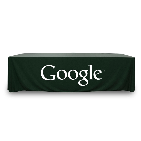 8 ft.Throw PolyPoplin™ Table Cover (One Color Logo) - 8 ft.Throw PolyPoplin™ Table Cover (One Color Logo) - Image 18 of 43