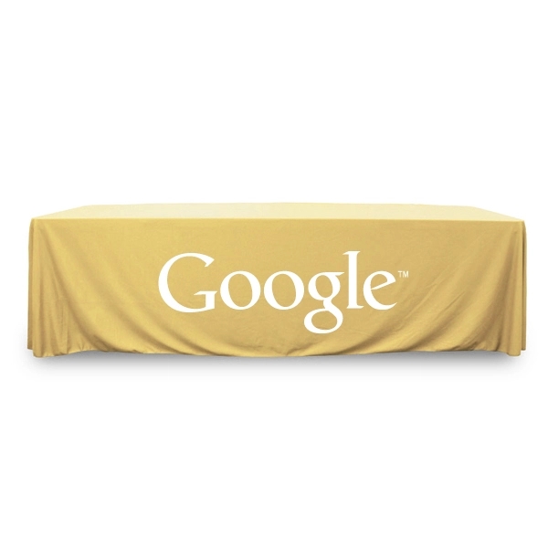 8 ft.Throw PolyPoplin™ Table Cover (One Color Logo) - 8 ft.Throw PolyPoplin™ Table Cover (One Color Logo) - Image 20 of 43