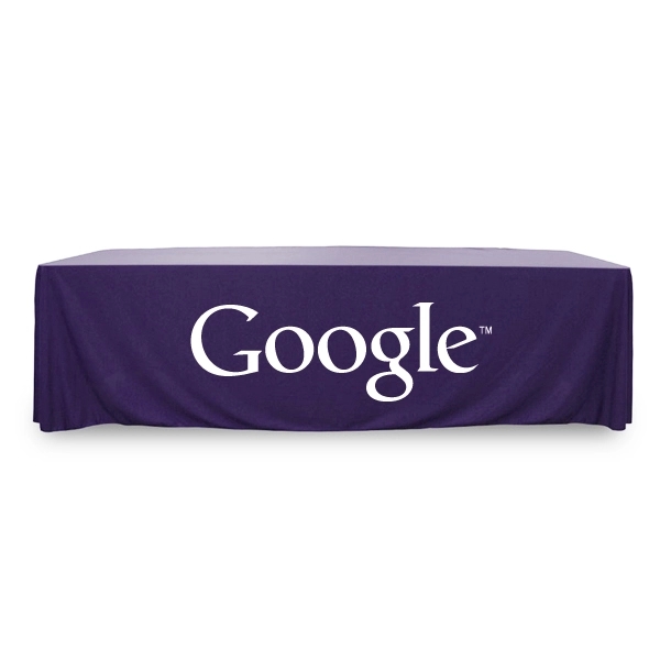 8 ft.Throw PolyPoplin™ Table Cover (One Color Logo) - 8 ft.Throw PolyPoplin™ Table Cover (One Color Logo) - Image 21 of 43