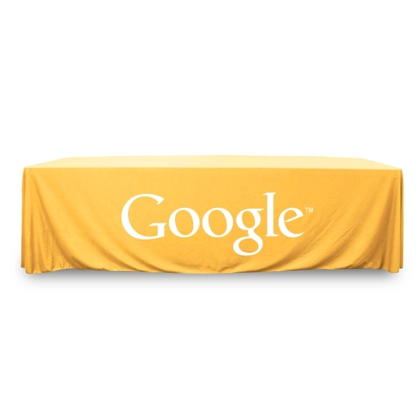 8 ft.Throw PolyPoplin™ Table Cover (One Color Logo) - 8 ft.Throw PolyPoplin™ Table Cover (One Color Logo) - Image 23 of 43