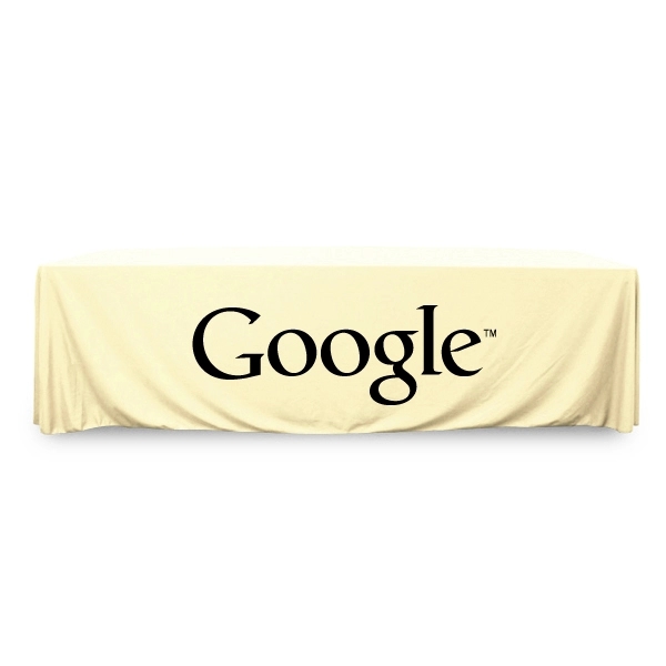 8 ft.Throw PolyPoplin™ Table Cover (One Color Logo) - 8 ft.Throw PolyPoplin™ Table Cover (One Color Logo) - Image 25 of 43