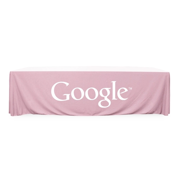 8 ft.Throw PolyPoplin™ Table Cover (One Color Logo) - 8 ft.Throw PolyPoplin™ Table Cover (One Color Logo) - Image 29 of 43