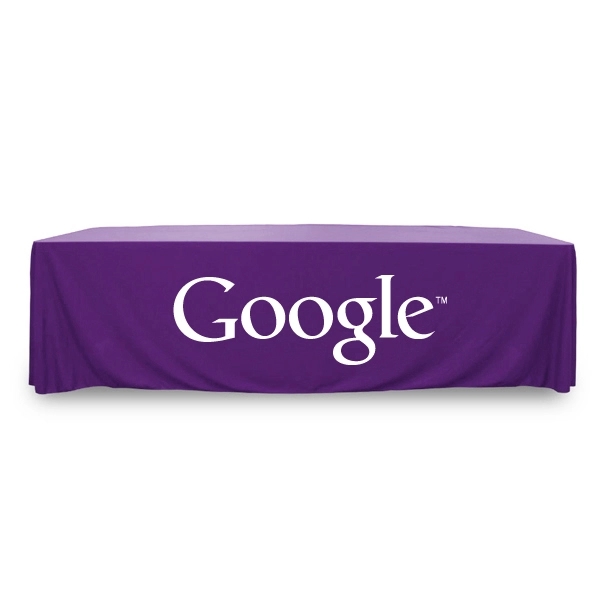 8 ft.Throw PolyPoplin™ Table Cover (One Color Logo) - 8 ft.Throw PolyPoplin™ Table Cover (One Color Logo) - Image 31 of 43