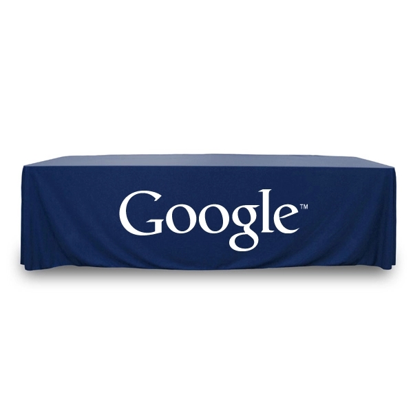8 ft.Throw PolyPoplin™ Table Cover (One Color Logo) - 8 ft.Throw PolyPoplin™ Table Cover (One Color Logo) - Image 32 of 43