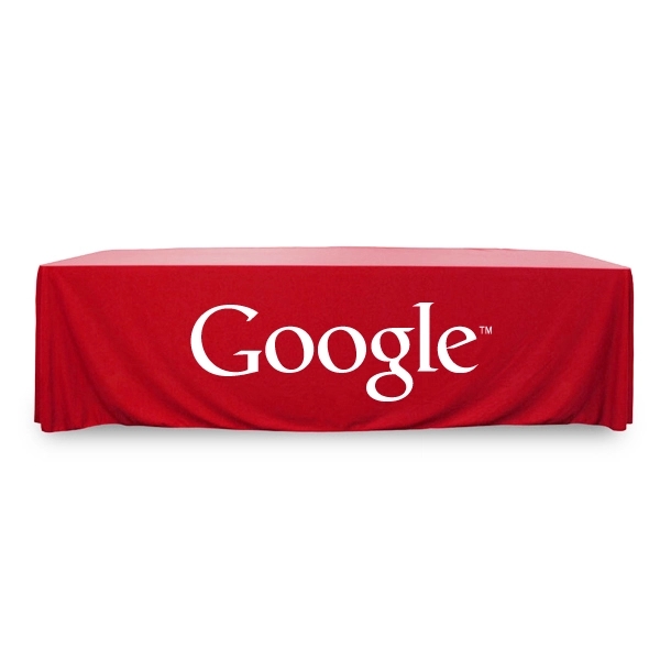 8 ft.Throw PolyPoplin™ Table Cover (One Color Logo) - 8 ft.Throw PolyPoplin™ Table Cover (One Color Logo) - Image 37 of 43