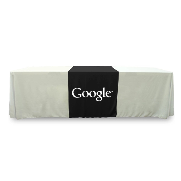 29 in. x 63 in. PolyKnit™ Table Runner (One Color Logo)