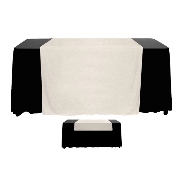 58" x 63" PolyKnit™ Table Runner (Blank) - 58" x 63" PolyKnit™ Table Runner (Blank) - Image 6 of 13