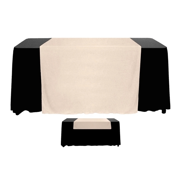 58" x 63" PolyKnit™ Table Runner (Blank) - 58" x 63" PolyKnit™ Table Runner (Blank) - Image 12 of 13