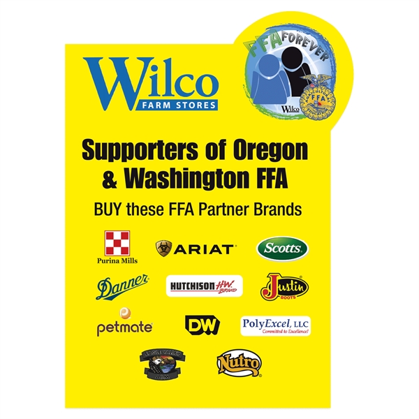 Full Color Die Cut Custom White Gloss Vinyl Plastic, 0.015" - Full Color Die Cut Custom White Gloss Vinyl Plastic, 0.015" - Image 2 of 3