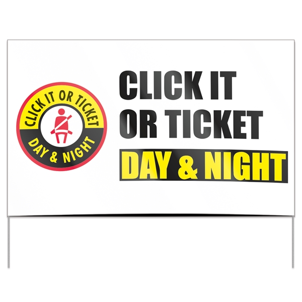 Double Sided Poly Bag Yard Sign (16" x 26") - Double Sided Poly Bag Yard Sign (16" x 26") - Image 2 of 4