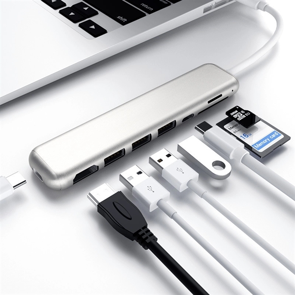 8-In-1 USB C Hub Adapter - 8-In-1 USB C Hub Adapter - Image 0 of 0