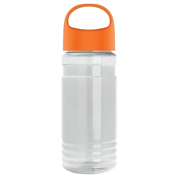 Garyline® Groove Tritan® Bottle with Oval Crest Lid - 20 oz.