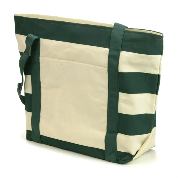 Striped Accent Boat Bag