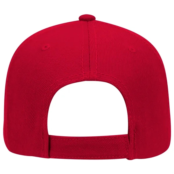 Wool Blend Twill Gray Undervisor 6 Panel Baseball Cap