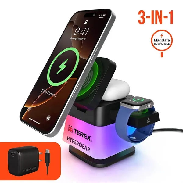 Hypergear PowerFold Cube 3-in-1 Wireless Charging Stand