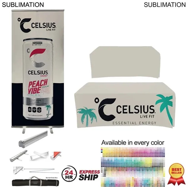 24Hr Express - Outdoor Event Package Banner + Tablecloth