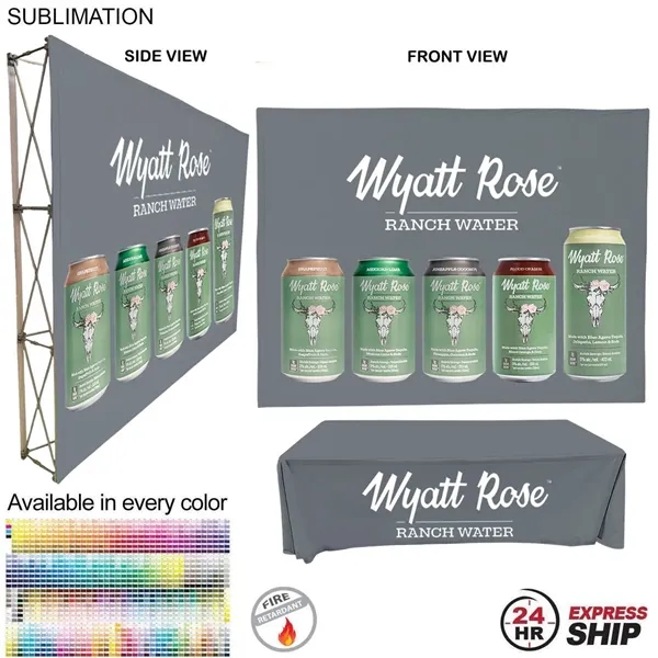 Custom 24Hr Express Ship -Tradeshow Booth Package Ultra 10' Display