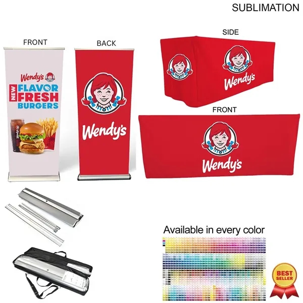 Outdoor Event Package 4, Deluxe Pull Up Banner + 6' Cloth