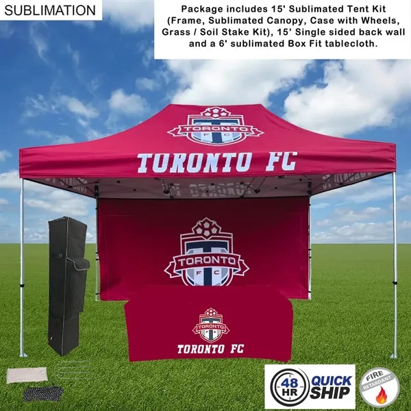 48Hr Quick Ship - Deluxe Event Package 15' Tent Kit