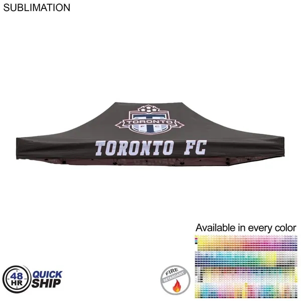 48 Hr Quick Ship - 15' Premium Tent Canopy Only Full Bleed