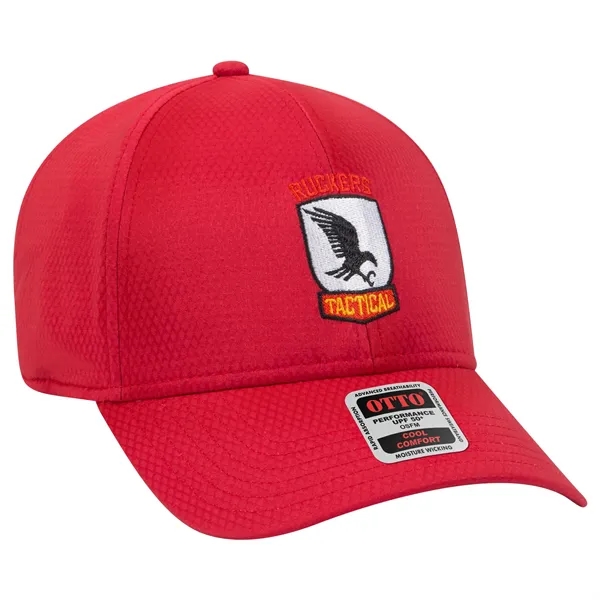 6 Panel UPF 50+ Cool Comfort Performance Diamond Knit Cap