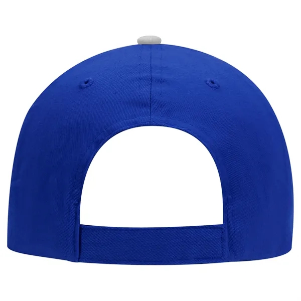 Custom Brushed Cotton Twill Sandwich Visor 6 Panel Baseball Cap