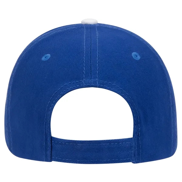 Custom Brushed Bull Denim Sandwich Visor 6 Panel Baseball Cap