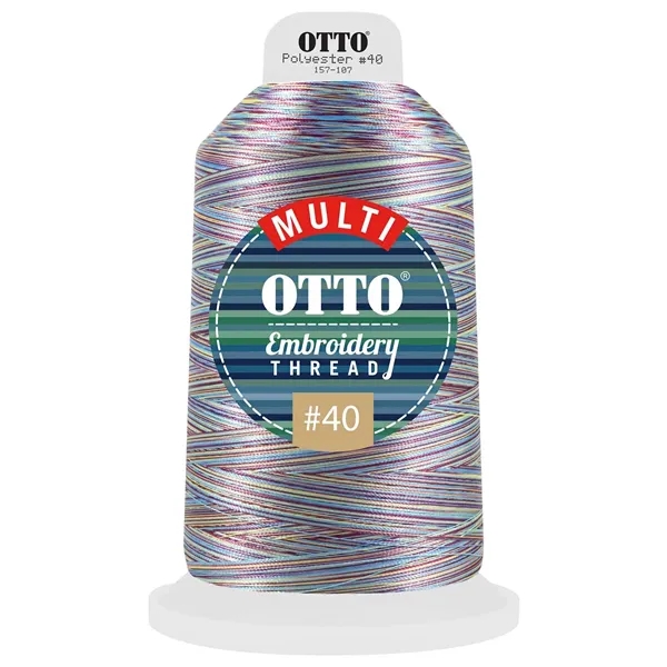 Embroidery Multicolor Thread #40 - 5500 Yards