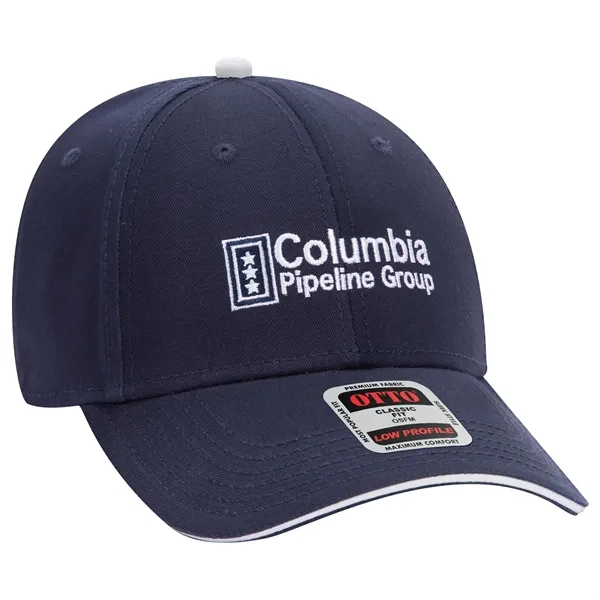 Superior Cotton Twill Sandwich Visor 6 Panel Baseball Cap