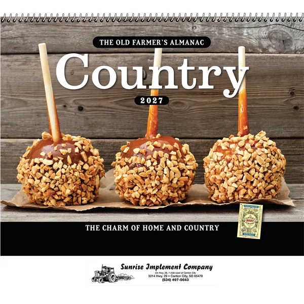The Old Farmer's Almanac® Country: 2027 Spiral Bound