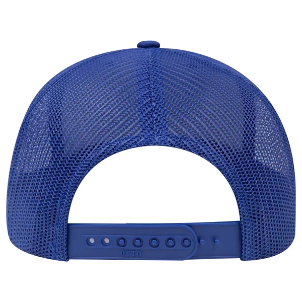 Custom Cotton Blend Twill 6 Panel Mid Profile Mesh Back Trucker Hat
