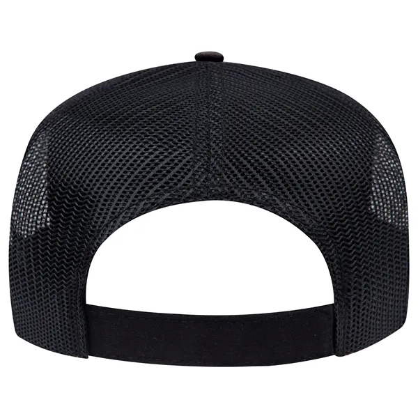Comfy Cotton Jersey Knit 5 Panel Mid Profile Trucker Hat